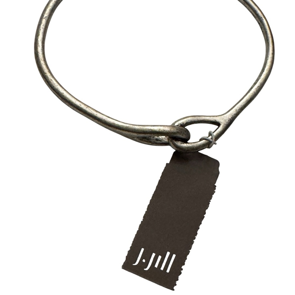J. Jill SILVER PLATED LOVE KNOT BANGLE BRACELET - Picture 3 of 3